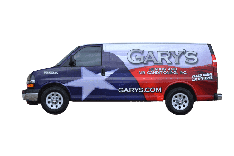 Gary's Heating and Air Conditioning, Inc. Van